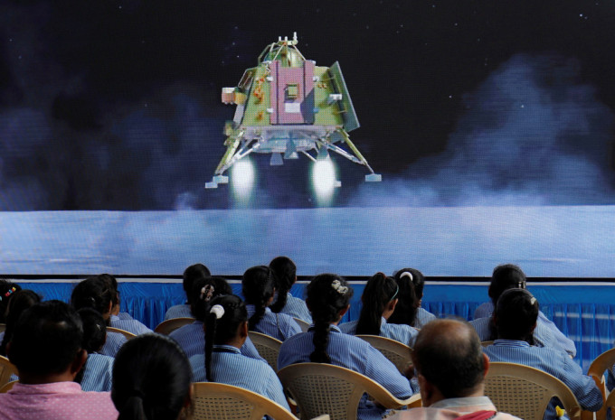 印度「月船3号」（Chandrayaan-3）。AP