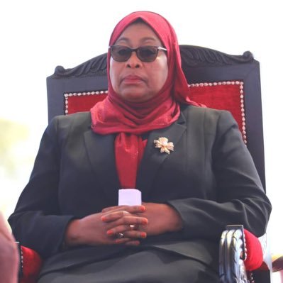 坦桑尼亞女總統蘇盧胡。蘇盧胡Twitter