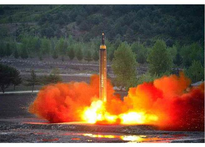 北韩声称成功试射导弹「火星12号」。网上图片