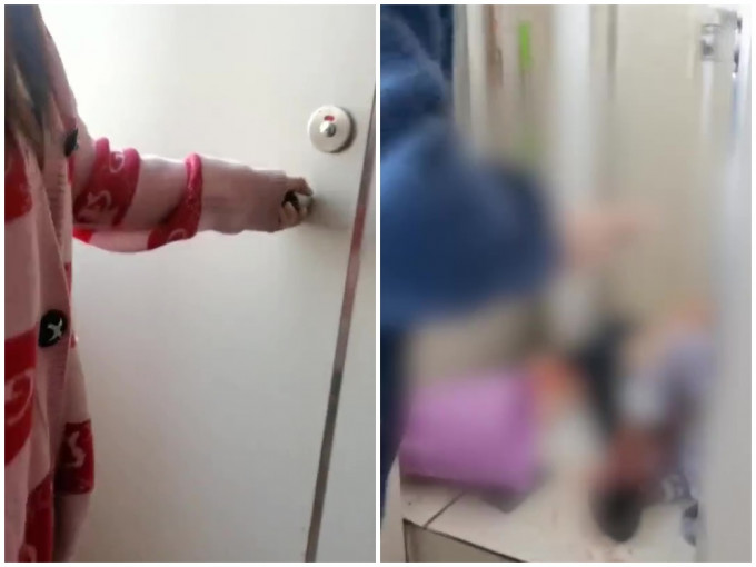 女生厕格产子遭老师发现突欲掐婴。互联网图片
