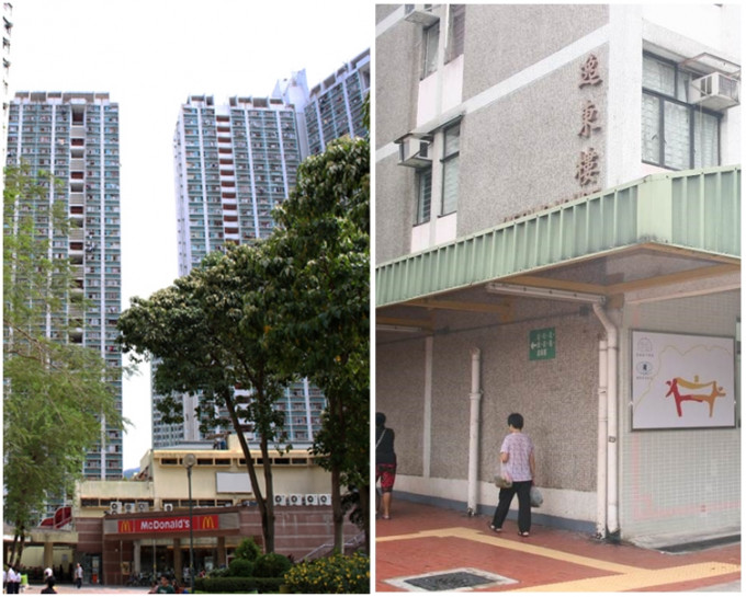 房屋单位分别位于九龙东头（二）邨及大埔富善邨。