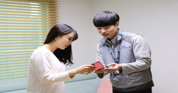 三星在韩国部分地区推出「手机到府」试用计画。（网上图片）