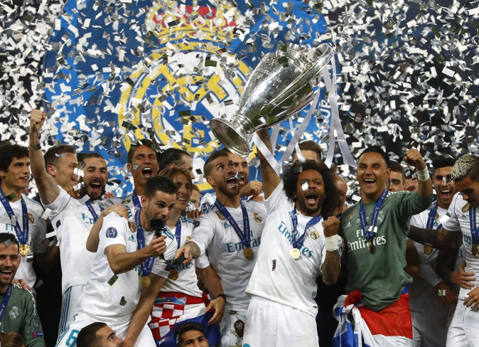 皇家馬德里以勝利者姿態，穩保「歐聯三連霸」。