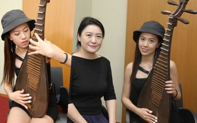 陳美儀以苦練十多年的音樂琵琶出戰「才藝表演」。