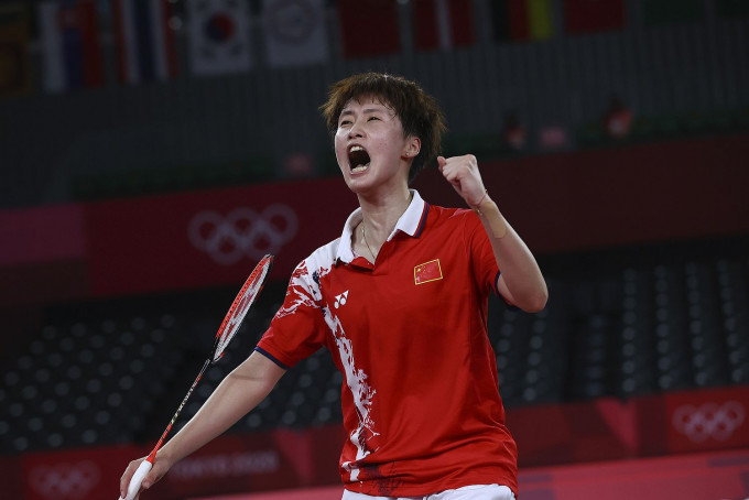 陈雨菲矢志助中国重夺上届奥运失落的羽毛球女单金牌。Reuters