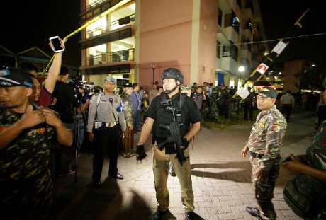 東爪哇省警局晚上證實蘇達約縣發生爆炸。AP