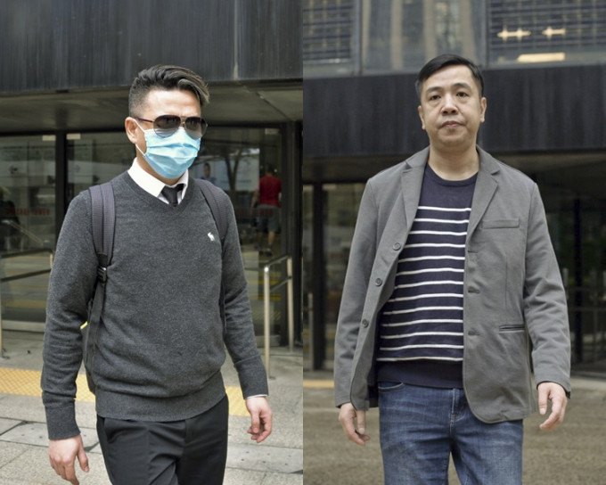 兩名被告：吳紹賓（左）、鄧永泉。資料圖片