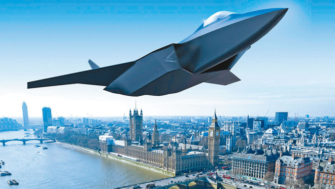 英国的「暴风」战机项目，将并入英日意三国的战机研发计画。图为「暴风」的模拟图。