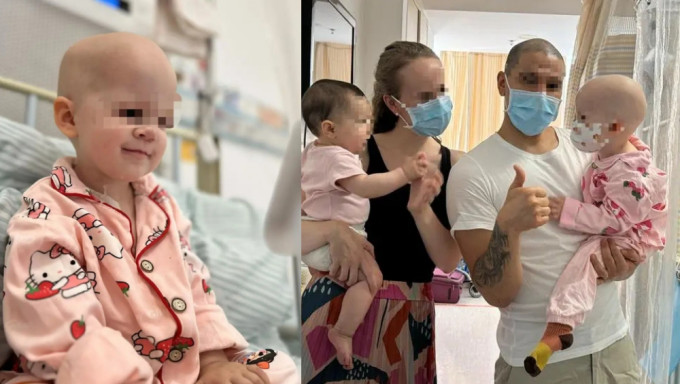 A 2-year-old Swedish girl has been reborn in Guangzhou after treatment for a rare disease.