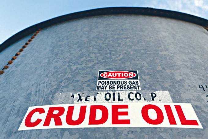 纽约期油上周累涨4.9%，连续第3周上扬。