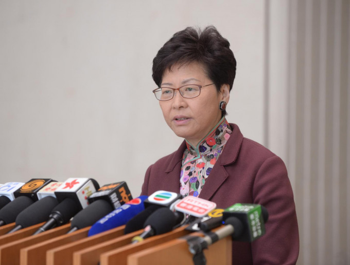 就刘銮雄提司法覆核， 林郑表示不评论。
