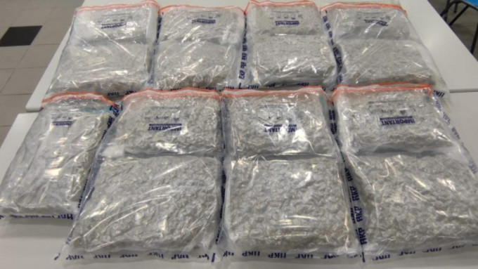 41歲女子機場入境 行李藏357萬元大麻花被捕。資料圖片