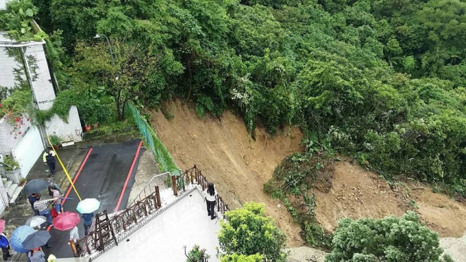 新北市山泥傾瀉。網上圖片