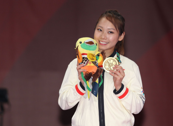 空手道美女刘慕裳跻身东京奥运。资料图片