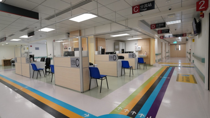 屯门医院急症室扩建部分，今日上午8时起投入服务。