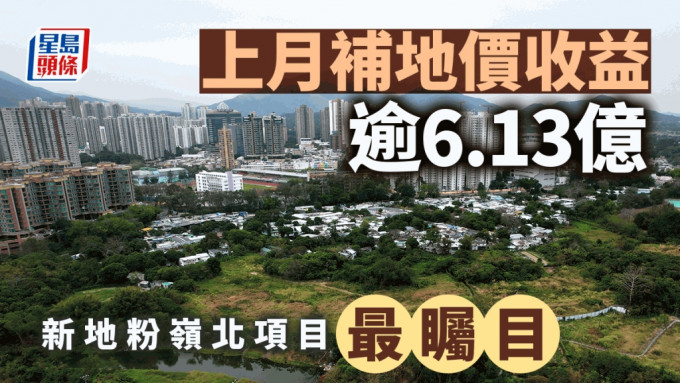 上月補地價收益逾6.13億 新地粉嶺北項目最矚目