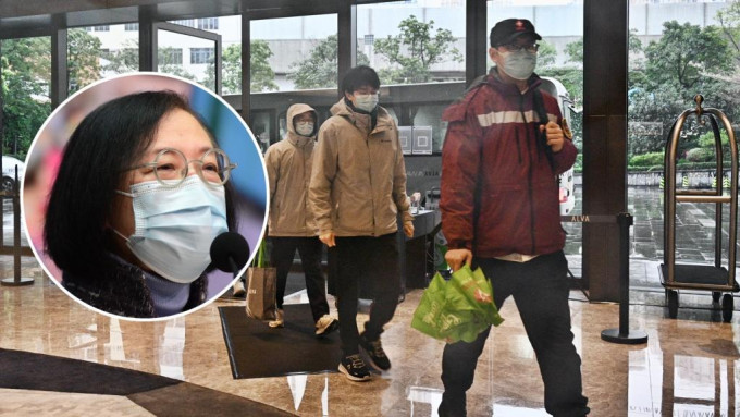 食物及衞生局局長陳肇始（小圖）表示，因應新冠肺炎疫情複雜性，專家組在未來一段時間將繼續留在香港。資料圖片