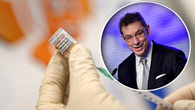 艾伯乐指辉瑞正研发一种针对所有新冠变种病毒的疫苗。REUTERS