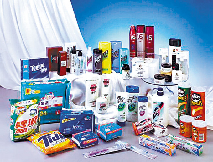 宝洁公司产品种类繁多。