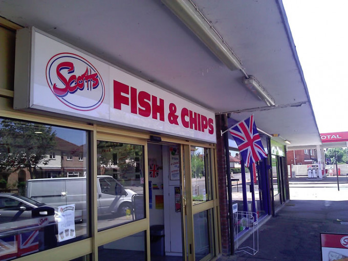 Scotts Fish and Chips餐厅。网图