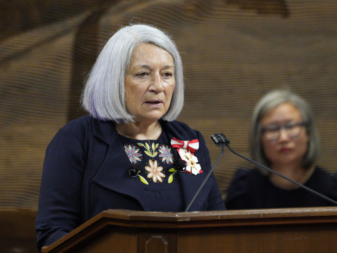 加拿大首位原住民總督西蒙正式就任。AP圖片