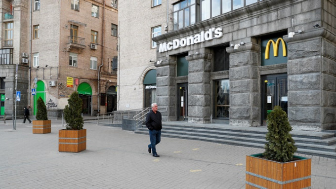 麥當勞宣布計畫重開基輔及烏克蘭分部的分店。路透社資料圖片