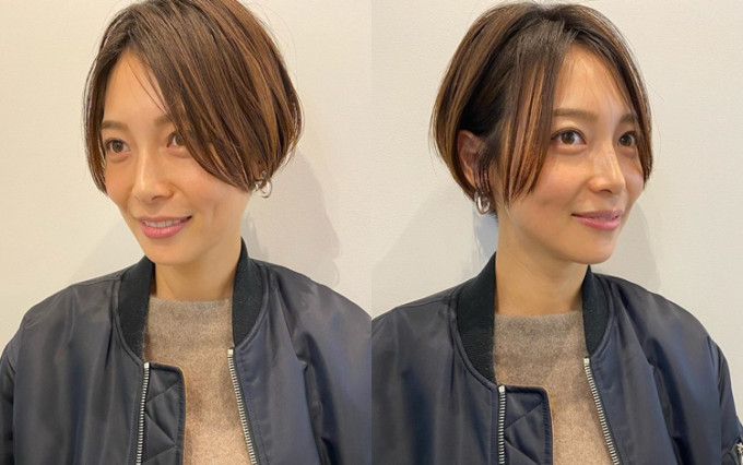 相武紗季產前把長髮剪短更具型格。