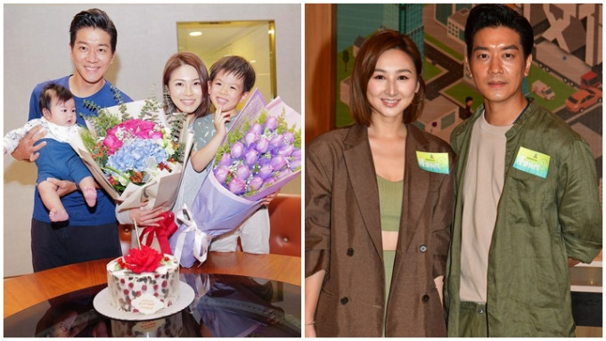 黎諾懿和高海寧今日參加TVB新節目的拜神儀式。