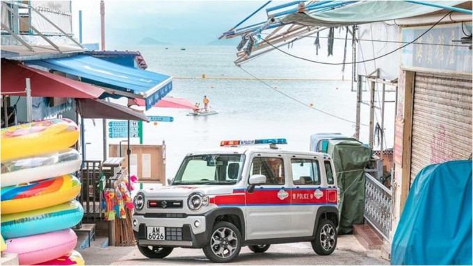 新款Suzuki小型巡逻车现身长洲东湾泳滩。网图