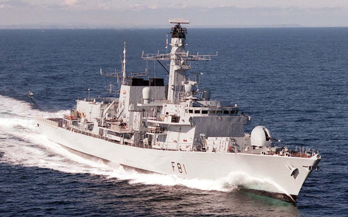 英国战舰萨瑟兰号（HMS Sutherland）下月预料驶入南海。网上图片