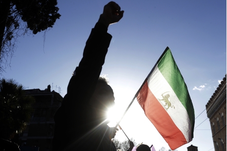 伊朗核子协议是伊朗与列强于2015年7月14日在维也纳所签订。AP
