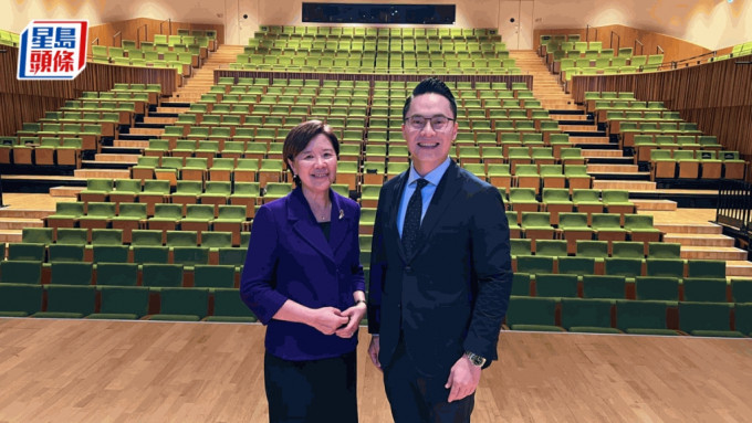 立法会议员梁熙(右)今日与香港科技大学校长叶玉如及学校管理层会面。梁熙Facebook