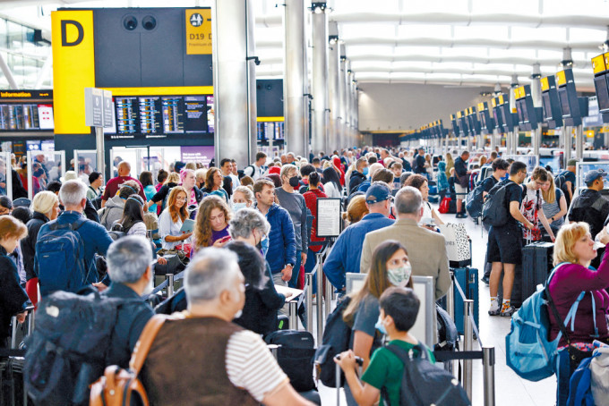 倫敦繁忙的希斯路機場將受邊檢人員罷工影響。