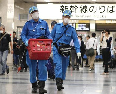 意外發生於日本新幹線。網圖