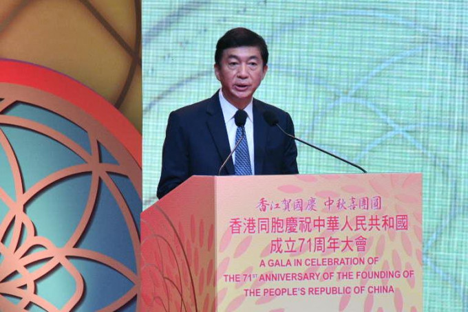 中聯辦主任駱惠寧表示，增強國家意識是香港重大緊迫的問題。