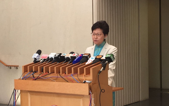 林鄭表示高鐵開通儀式將會在本月22日舉行。