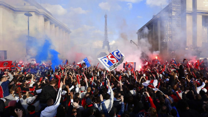 羅訥省禁止PSG球迷進入里昂主場。網上圖片