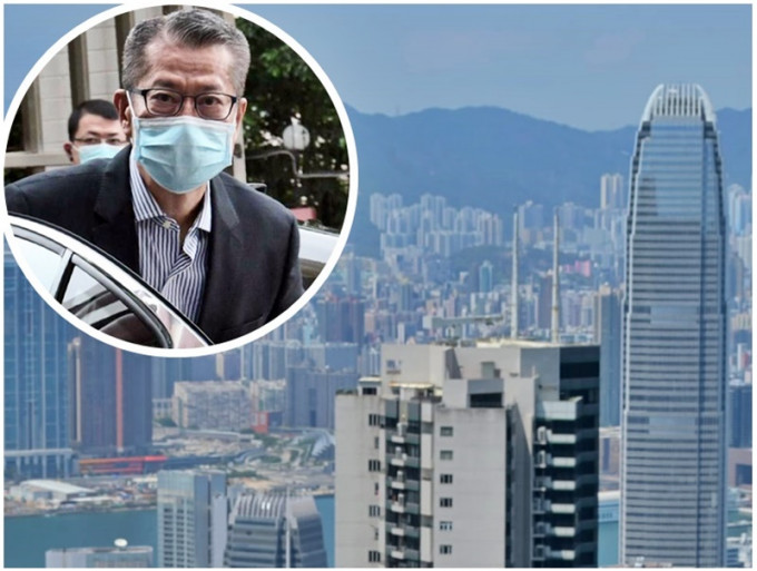 陳茂波（小圖）指香港必須扣入中國「內循環」的經濟戰略，而粵港澳大灣區正是切入點。