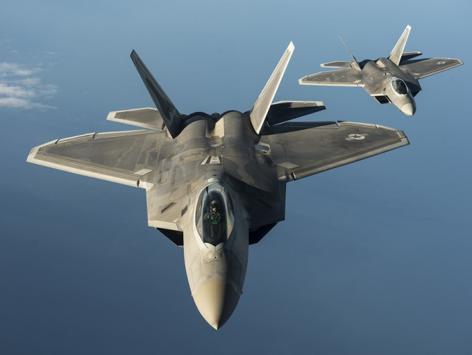 美军6架F-22「猛禽」战机已飞抵南韩光州。资料图片
