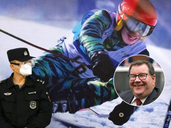 紐西蘭副總理羅伯遜（圓圖）宣布，不會派部長級的官員出席北京冬奧。
