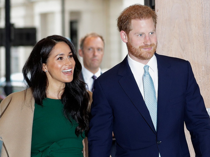 梅根与丈夫哈利王子去年已宣布退出英国皇室。美联社资料图片