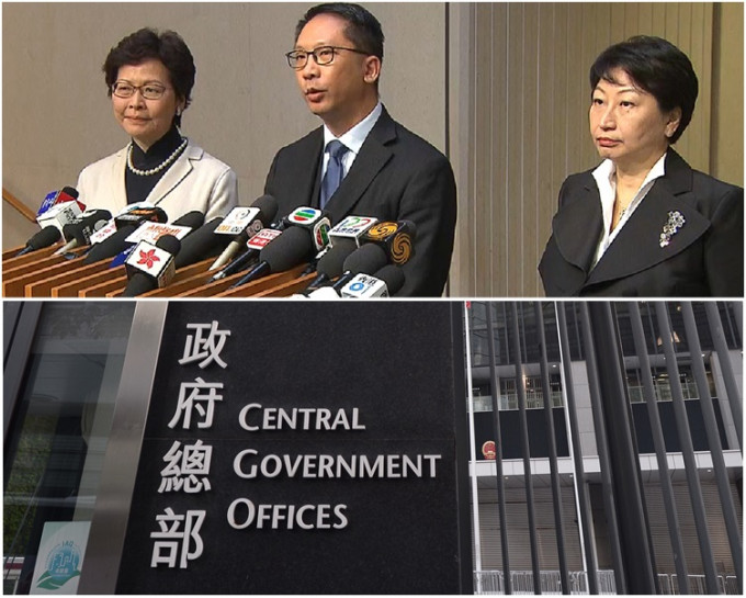 鄭若驊（右）指律政司長的主要使命，是維護香港法治。