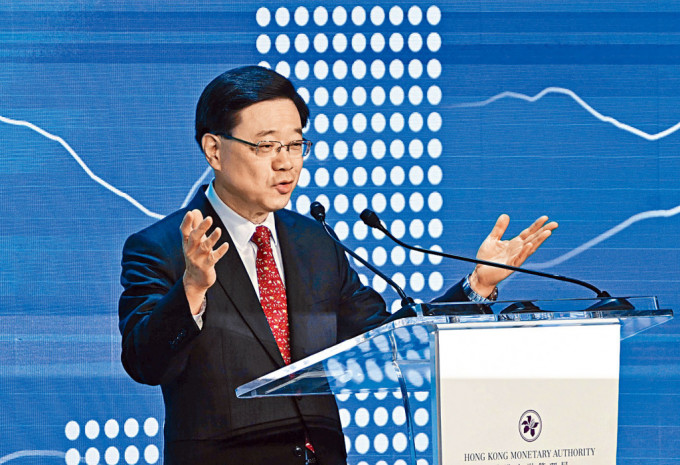 李家超表示，《香港国安法》实施后香港依然面临不同威胁。