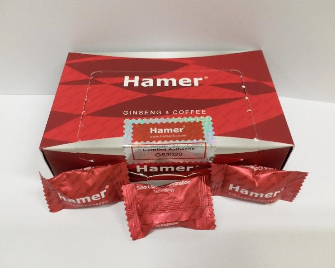衞生署呼籲市民切勿購買或服用「Hamer Candy Ginseng & Coffee」的壯陽產品。政府新聞處圖