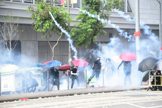本港示威冲突。资料图片