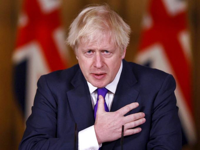 英國首相約翰遜告訴英方首席談判代表，除非歐盟放棄不合理的要求，否則他將在48小時內退出談判。AP圖片