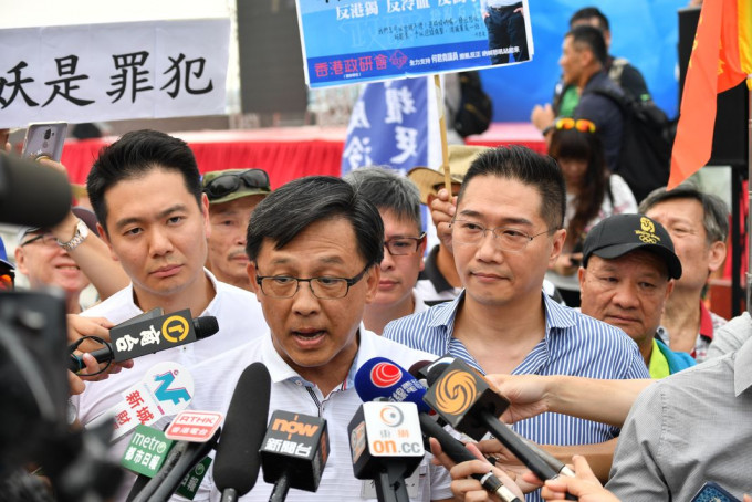 聲明批評何君堯昨日在舉行集會期間，公開表示對「港獨」人士應「殺無赦」。資料圖片