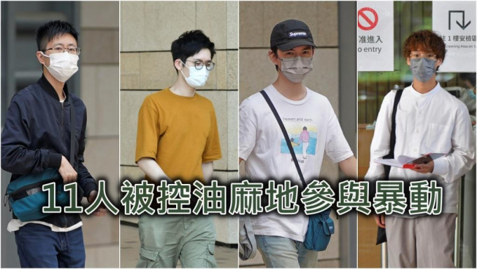 左起被告：郑家裕、刘嘉乐、谢浩庭、李卓珩。资料图片