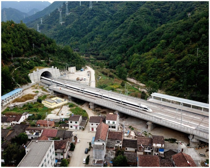 西成高鐵是內地快速客運通道的重要組成部分。網圖