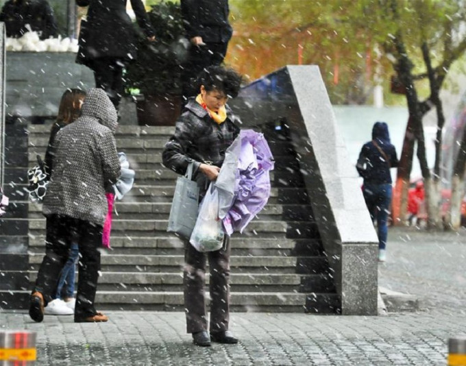 新疆預料出現雨雪天氣。新華社圖片